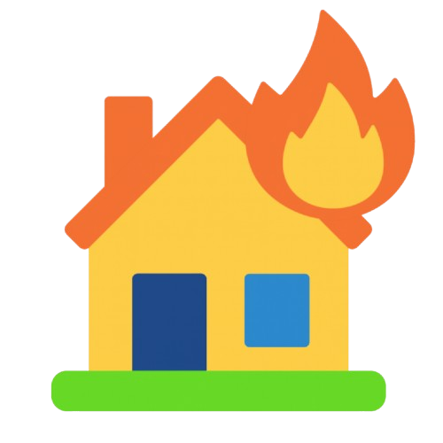 Fire damage icon