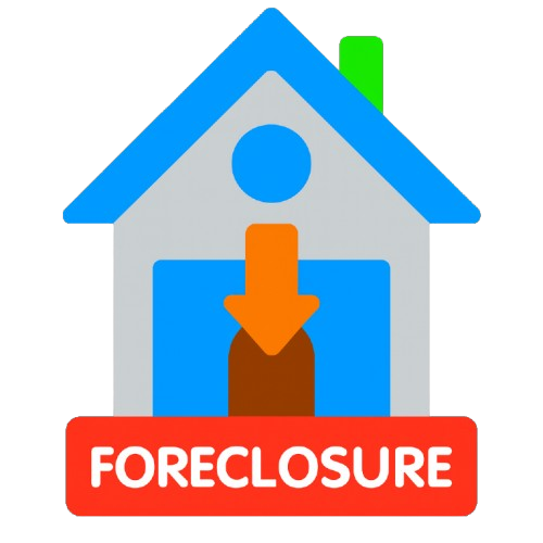 Facing foreclosure icon